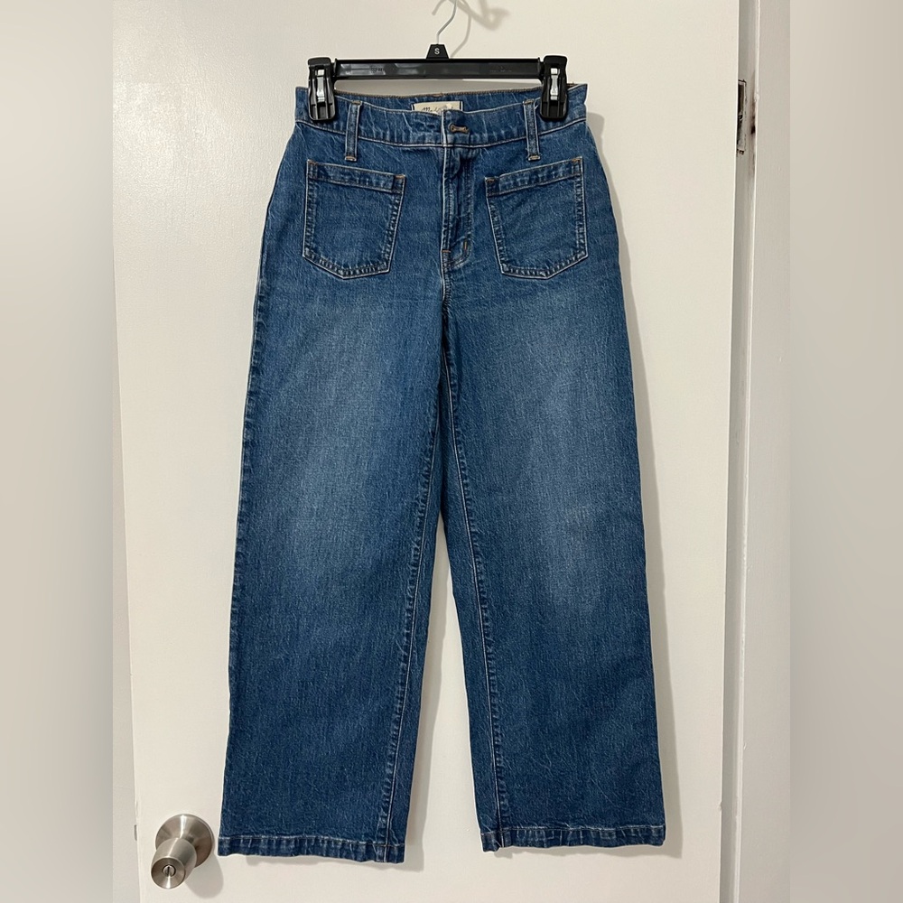 Madewell The Petite Perfect Vintage Wide-Leg Jean Patch Pocket Edition 26P